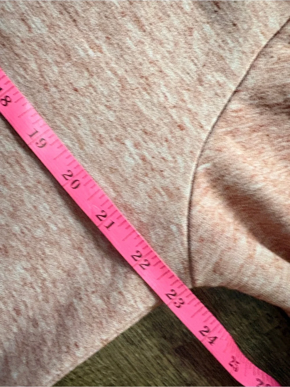 The North Face heritage crewneck sweatshirt logo heathered pink peach sz L EUC